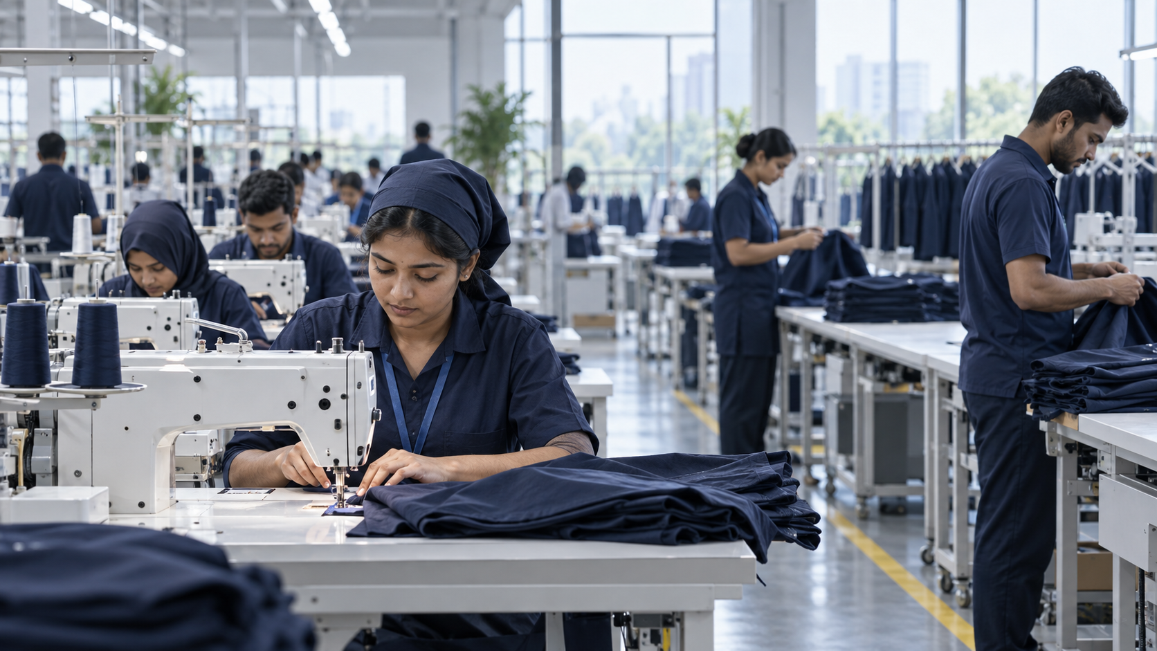 Apparel production and quality team in Bangladesh